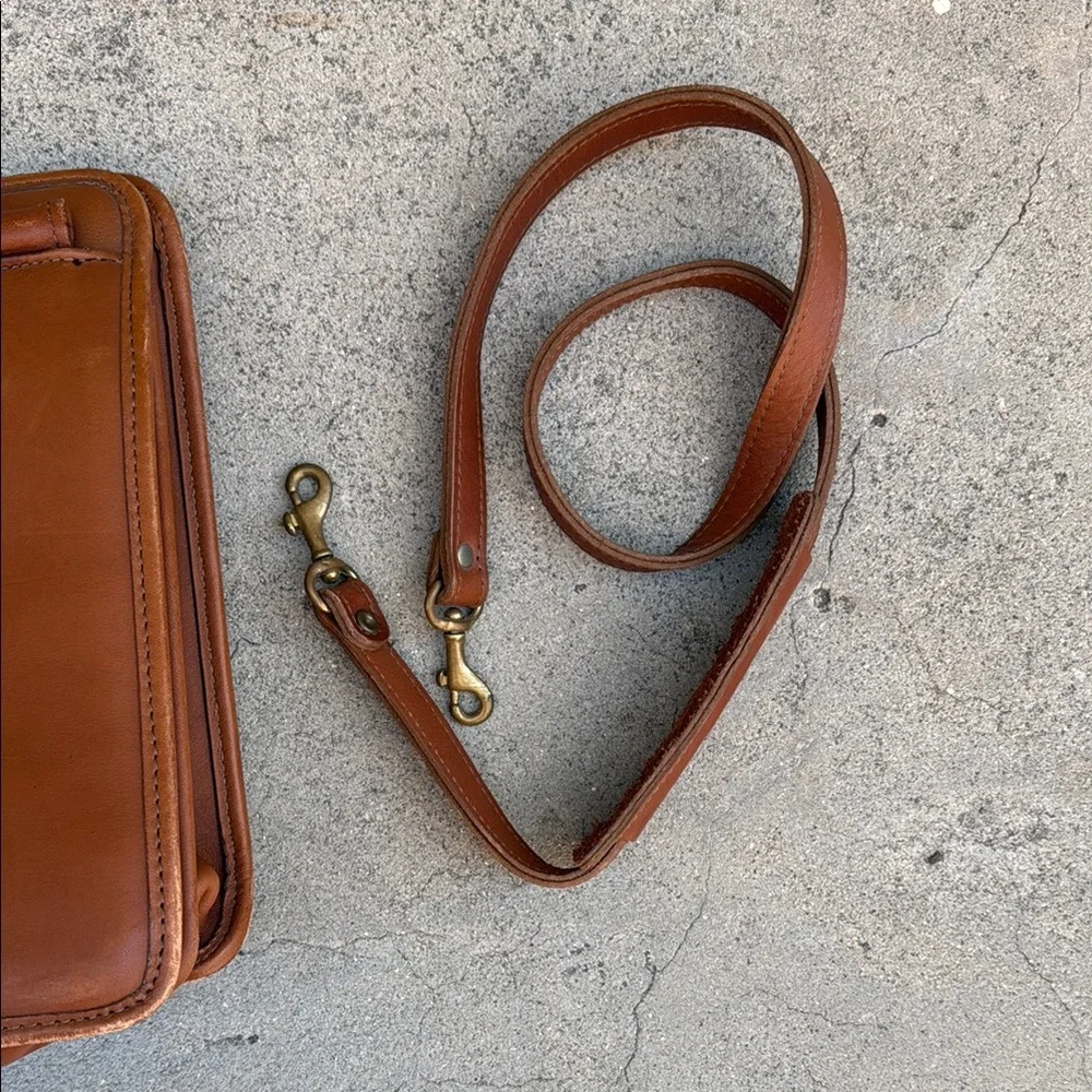 Vintage Brown Leather Briefcase
